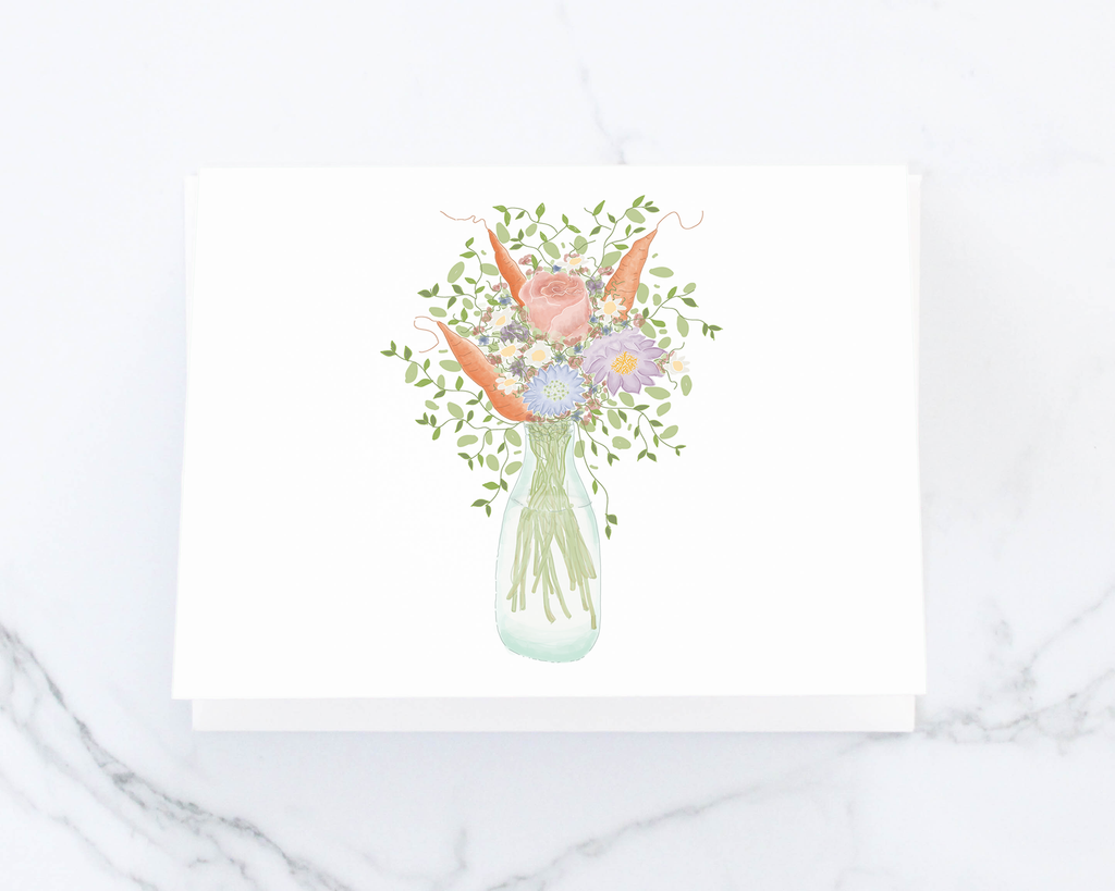 spring easter note cards