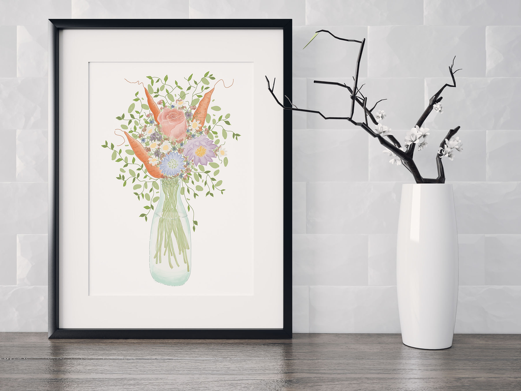 spring floral wall art