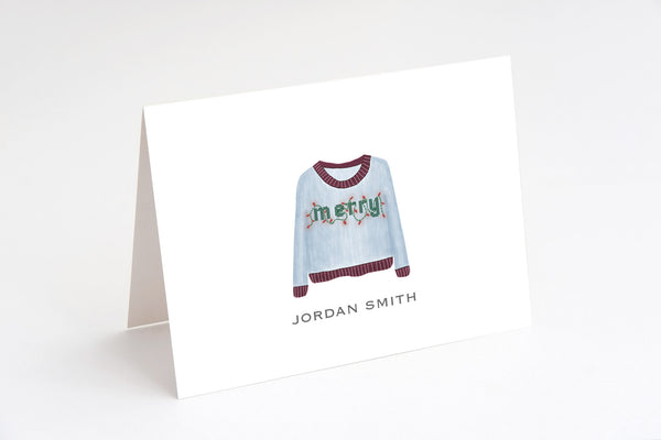 ugly christmas sweater card