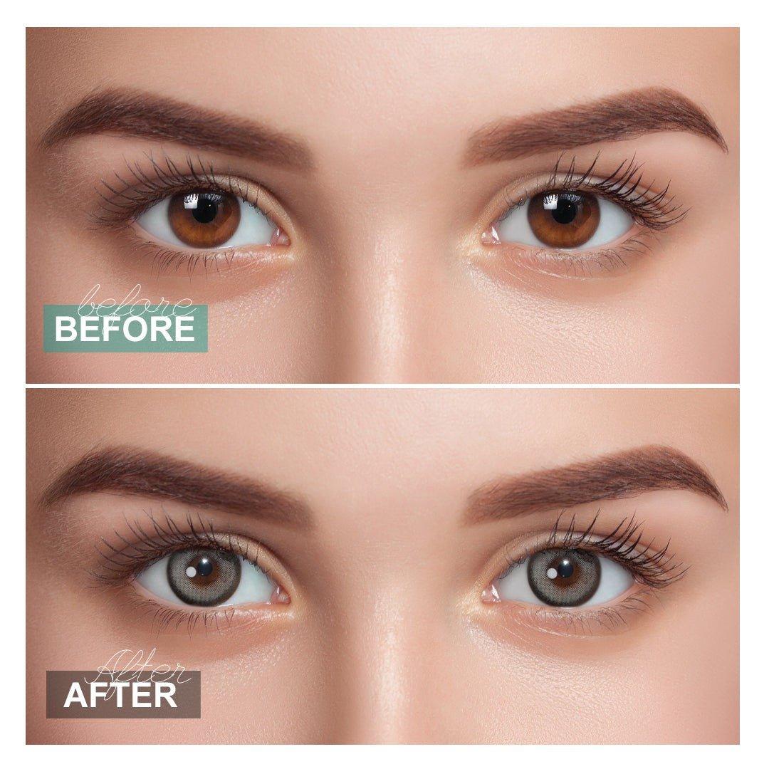 Anmabeauty Anna Silver-grey Yearly Colored Contact Lenses Natural Contacts