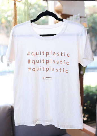 "QuitPlastic" T-shirt