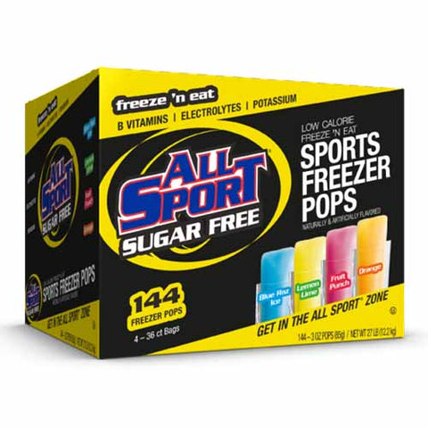 All Sport Sugar Free Sports Freezer Pops | FASFRZPOPVARSF – LHR Safety