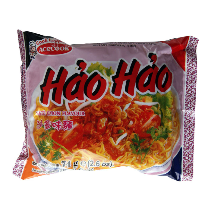 Acecook Hao Hao Instant Noodles Sate Onion Flavour - 74g