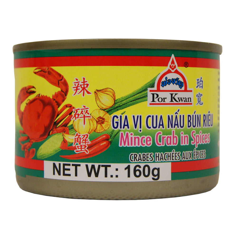 Por Kwan Mince Crab in Spices - 160g — Tradewinds Oriental Shop