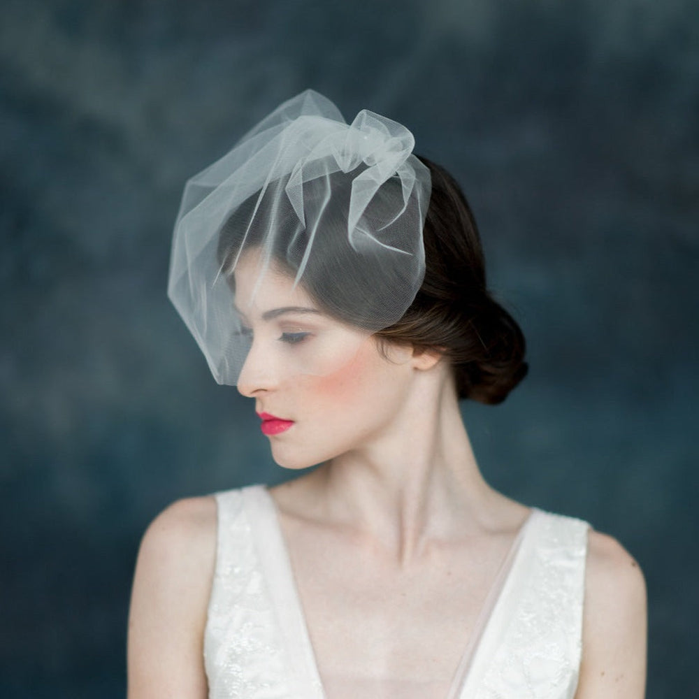LUCY Tulle Mini Veil (More Colours) – Blair Nadeau Bridal Adornments