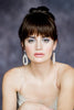 Teardrop Statement Bridal Earrings - Handmade in Toronto Canada - Blair Nadeau Bridal Adornments - Whitney Heard Photography