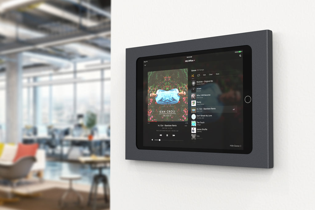 Wall Mount w/ Power, iPad 10.2", Black Grey | H608-BG	