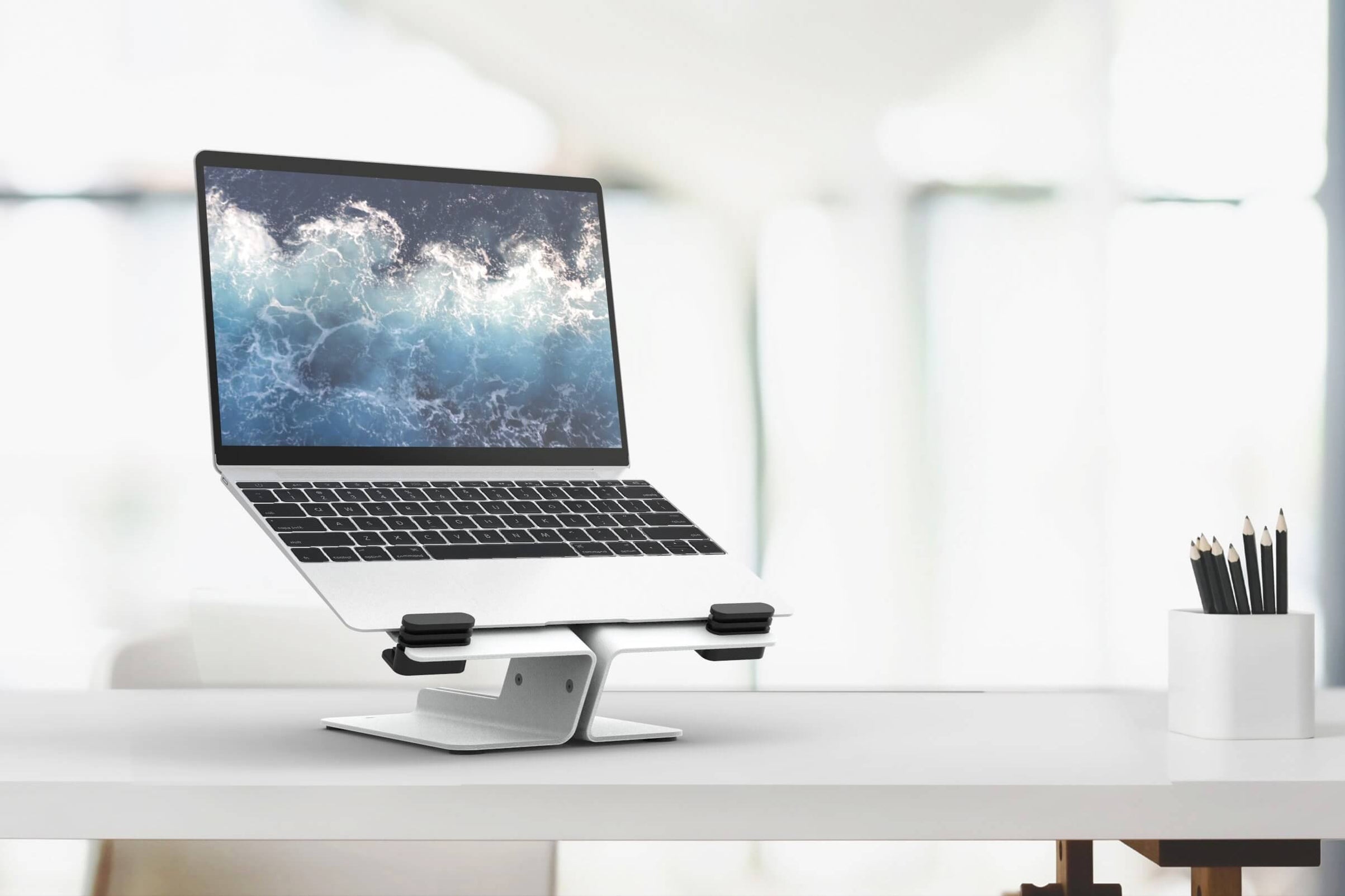 MacBook Stand & Holder Modern Laptop Workstation & Hardware Heckler