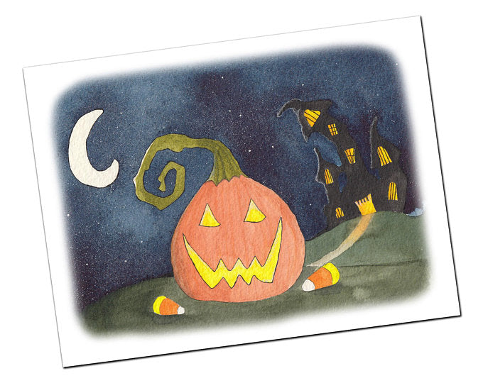 Halloween Greeting Card - Halloween Pumpkin