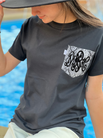 Short Sleeve Monogram Pocket T-Shirt