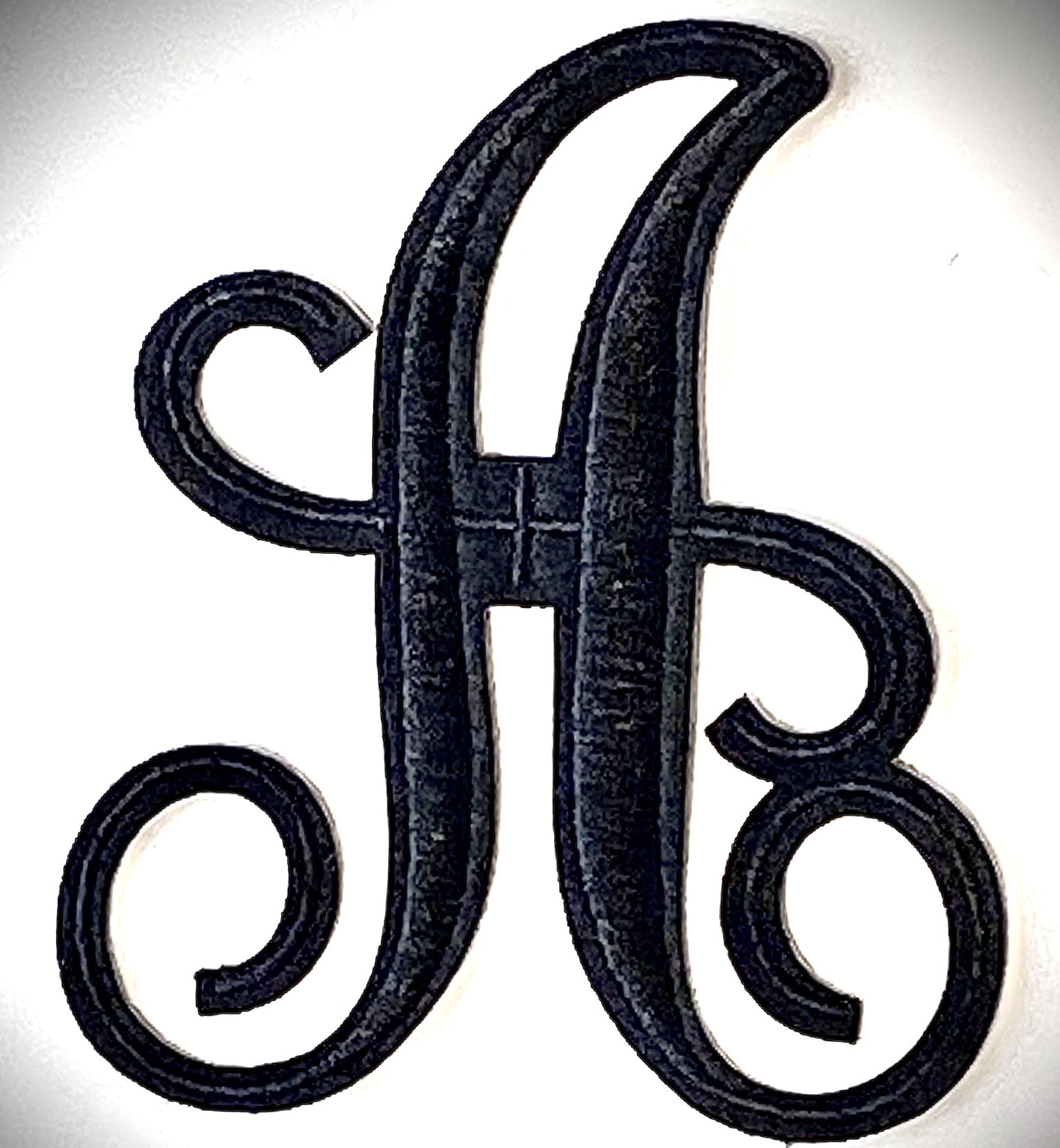 DIY Letter Patch .Iron patch. Black. Monogram. Heat Press Letter. A-B-C-D-E-G-H-J-K-L-M-N-R-S-T