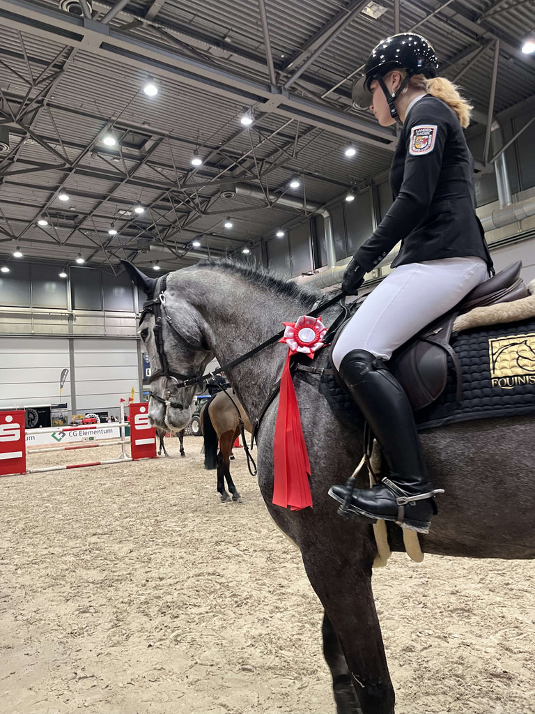 Emma Wiktors at the Partner Pferde Junior Cup in Leipzig