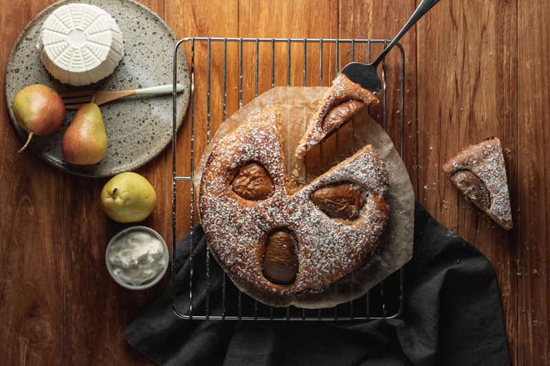 ricotta pear tart