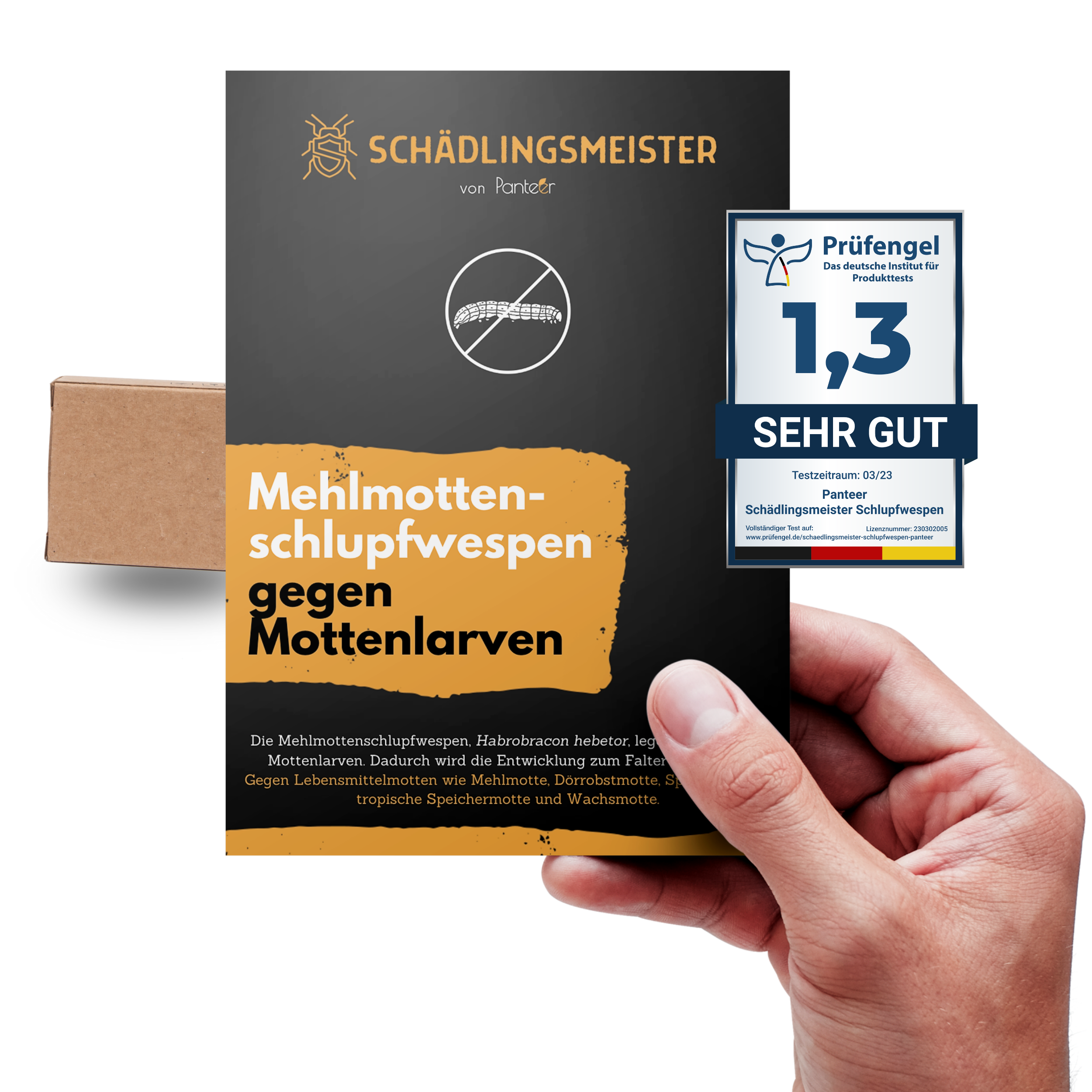 pfe in  günstig Kaufen-Mehlmottenschlupfwespen gegen Mottenlarven - 30 Nützlinge. Mehlmottenschlupfwespen gegen Mottenlarven - 30 Nützlinge <![CDATA[SCHÄDLINGSMEISTER ® Mehlmottenschlupfwespen gegen Mottenlarven - 30 Nützlinge - Motten bekämpfen - Schlupfwespen - 