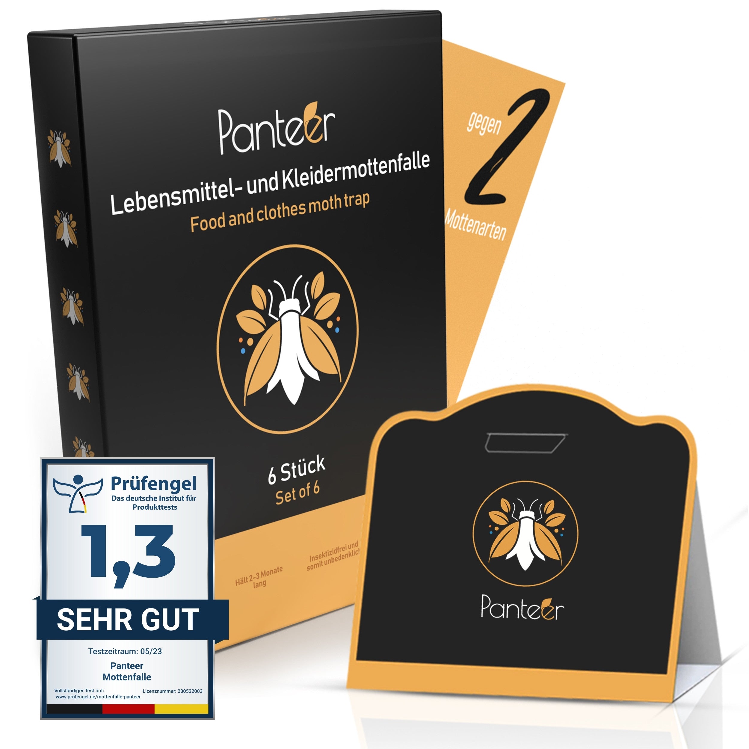 Tee ei günstig Kaufen-Panteer ® Mottenfalle - 6 Stück - Mottenschutz gegen 2 Mottenarten. Panteer ® Mottenfalle - 6 Stück - Mottenschutz gegen 2 Mottenarten <![CDATA[Biozid Produkt: Hinweis: Dies ist ein Biozid Produkt: Biozidprodukte vorsichtig verwenden. 