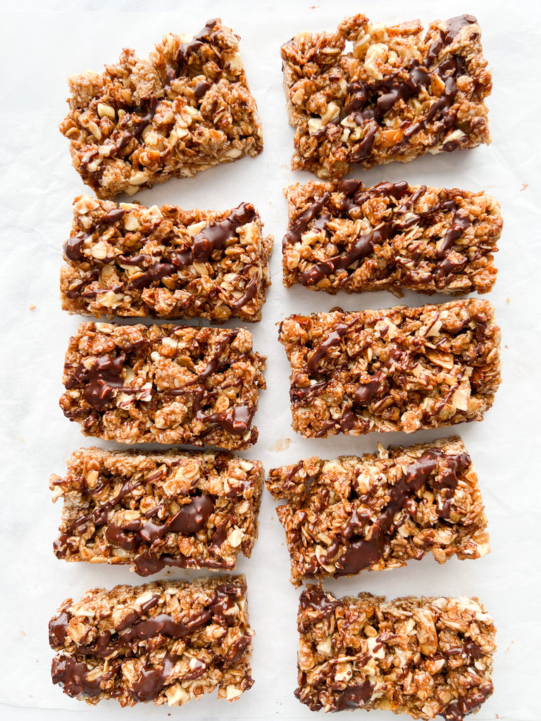 Spoon Apple + Almond Butter Chewy Granola Bars