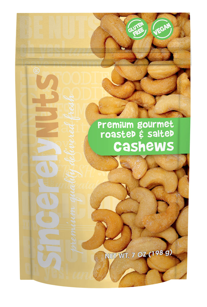 Roasted & Salted Cashews 7 Oz. (12 Pack) – The Nuts Shop