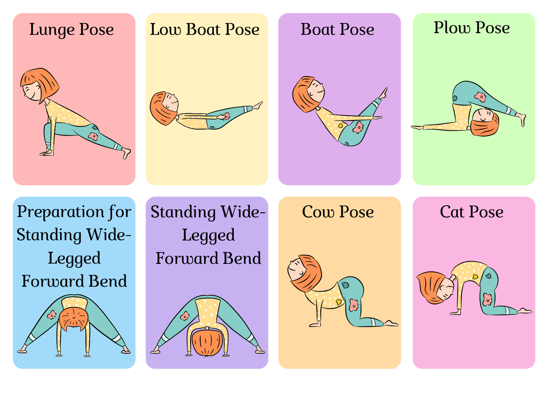 Yoga Cards for Kids and Teens: 50 Printable Yoga Poses – Well Kids Academy