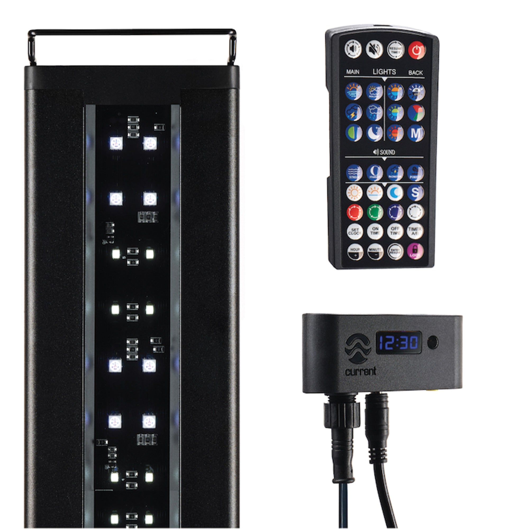 Universal RF Remote for Aqueon and Coralife LED fixtures – Central