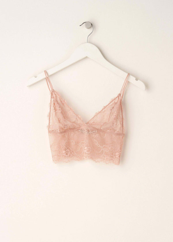 Touch of Allure White Lace Bralette