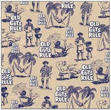 Creative Imaginations 12x12 Scrapbook Paper Old Guys Rule Collection Trophy Husband (20282)