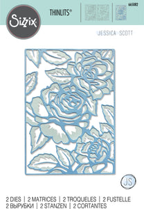 Sizzix Thinlits Die Set Floral Lattice (665082)