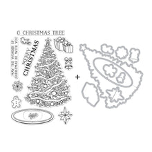 Load image into Gallery viewer, Hero Arts Stamp &amp; Die Set O Christmas Tree (SB336)
