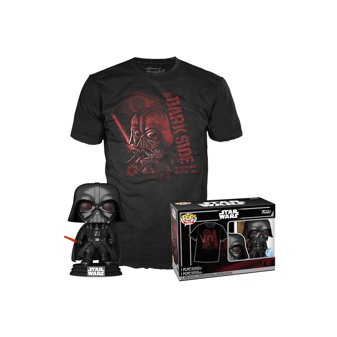 Funko POP! & TEE Darth Vader With Lightsaber - Star Wars