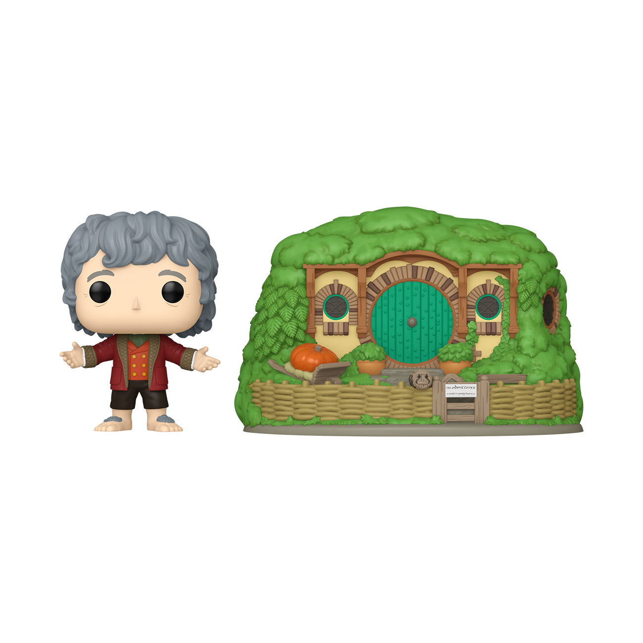 Funko Bilbo Baggins With Bag-End - The Lord Of The Rings Pop! Town