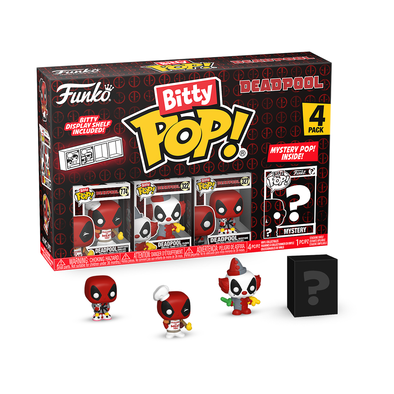 Funko Bitty Pop! Deadpool 4-Pack Series 1