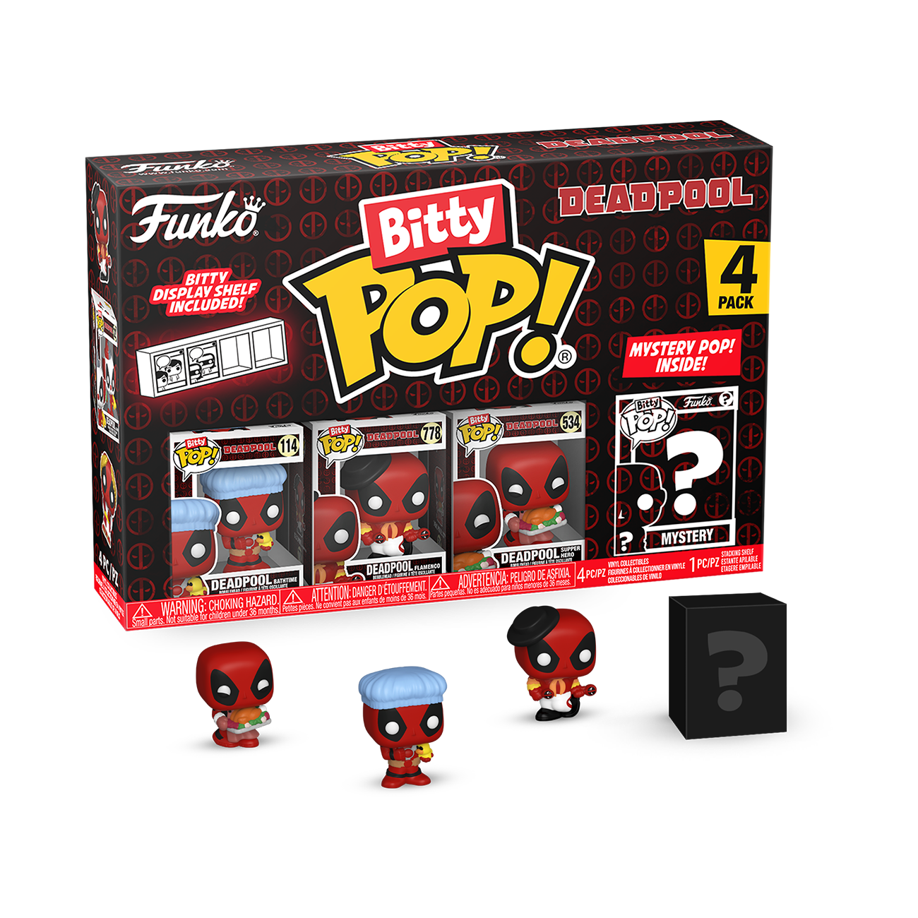 Funko Bitty Pop! Deadpool 4-Pack Series 2