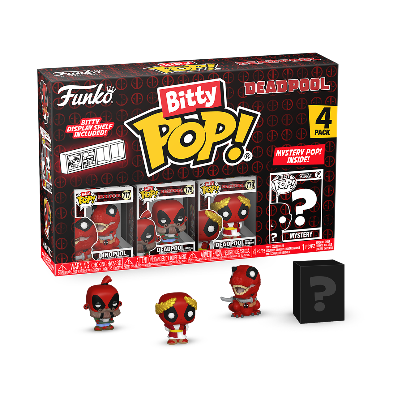 Funko Bitty Pop! Deadpool 4-Pack Series 3