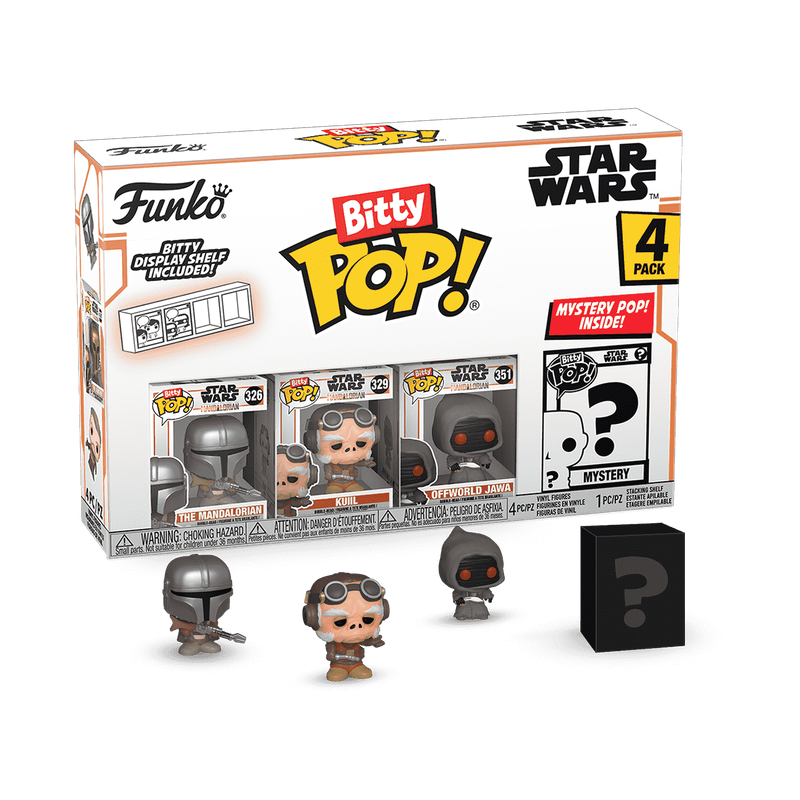 Photos - Action Figures / Transformers Funko Bitty Pop! Star Wars The Mandalorian 4-Pack Series 2 