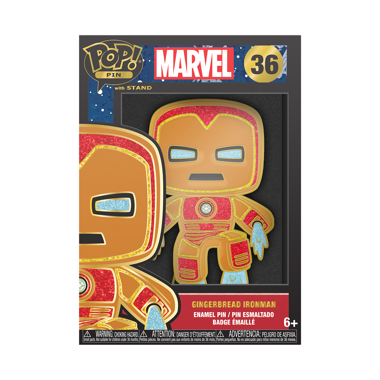 FUNKO POP! PIN Gingerbread Ironman Pop! Pin - Marvel