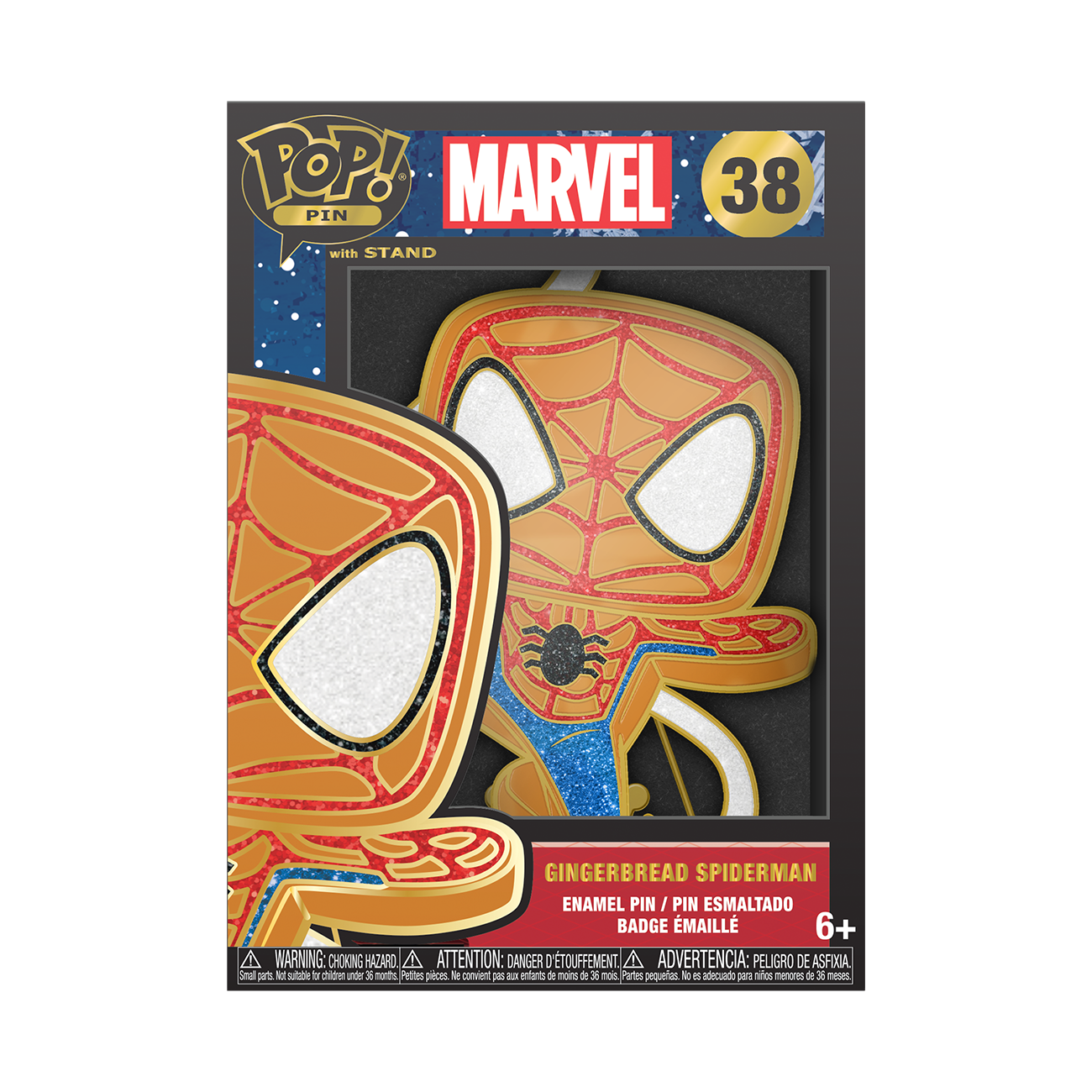 FUNKO POP! PIN Gingerbread Spider-Man Pop! Pin - Marvel