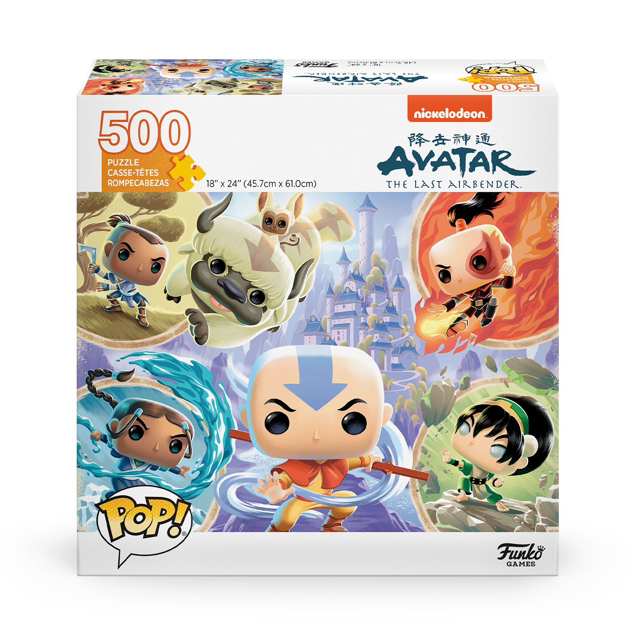 FUNKO GAMES Pop! Puzzle - Avatar The Last Airbender (500 Piece)