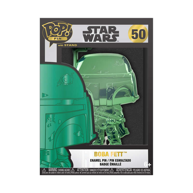 FUNKO POP! PIN Boba Fett Neon Pop! Pin - Star Wars