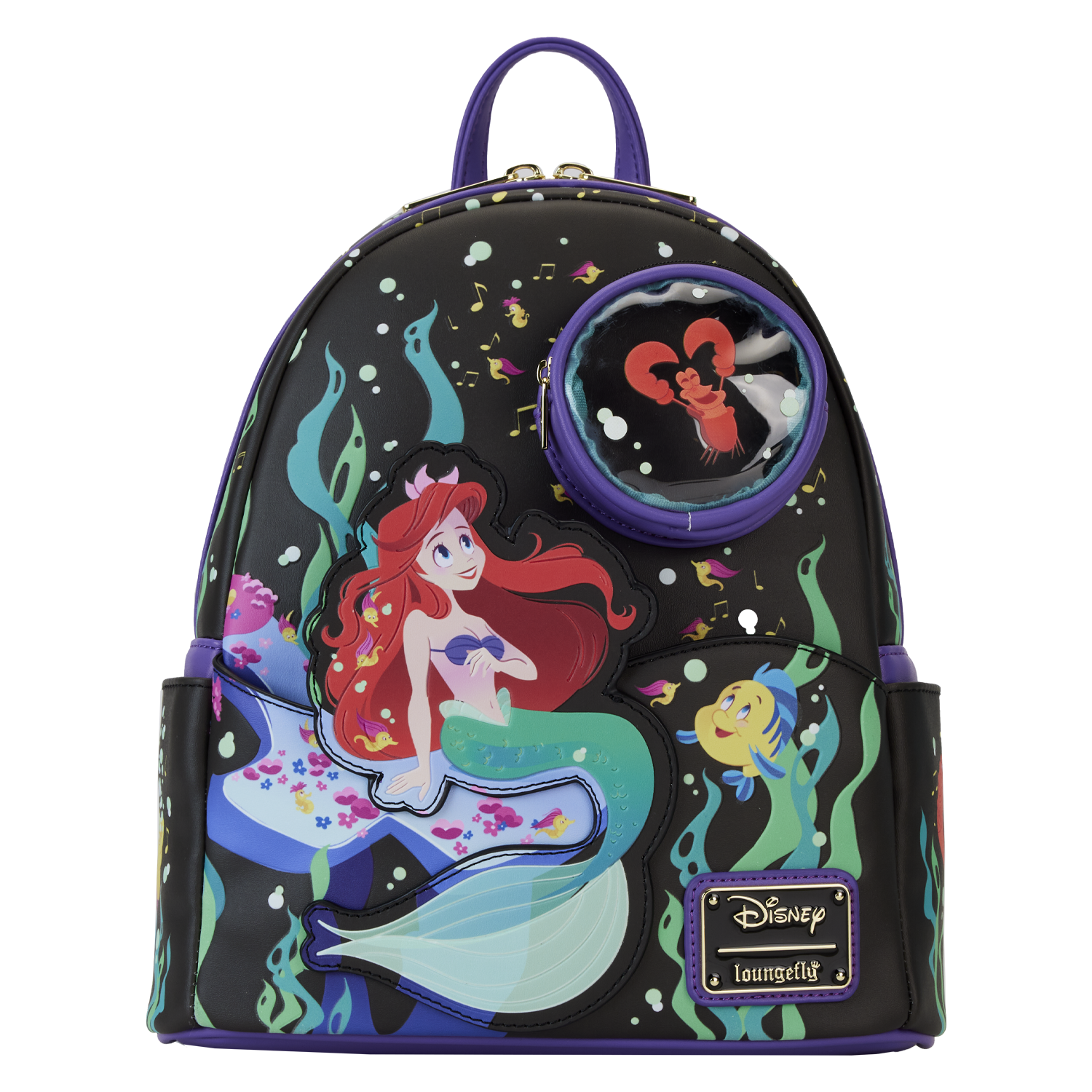LOUNGEFLY Life Is The Bubbles Mini Backpack - The Little Mermaid 35Th Anniversary