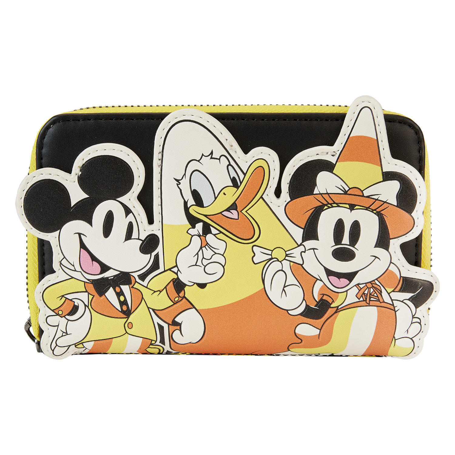 Photos - Wallet Loungefly Mickey And Friends Candy Corn Zip Around  - Disney 
