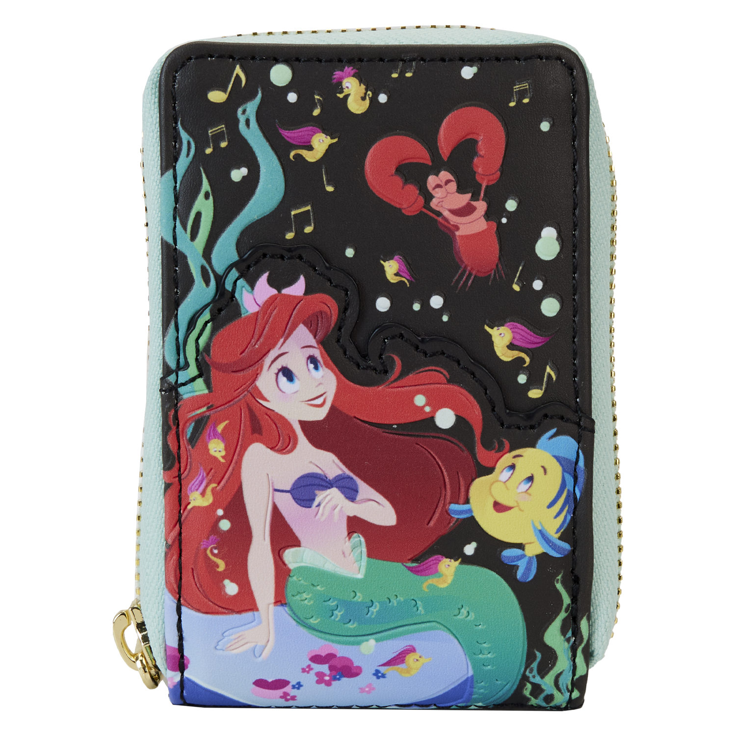 Photos - Wallet Loungefly Life Is The Bubbles Accordion  - The Little Mermaid 35Th A 