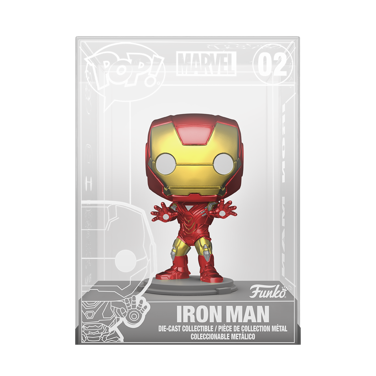 Funko POP! Iron Man (Die-Cast) - Avengers