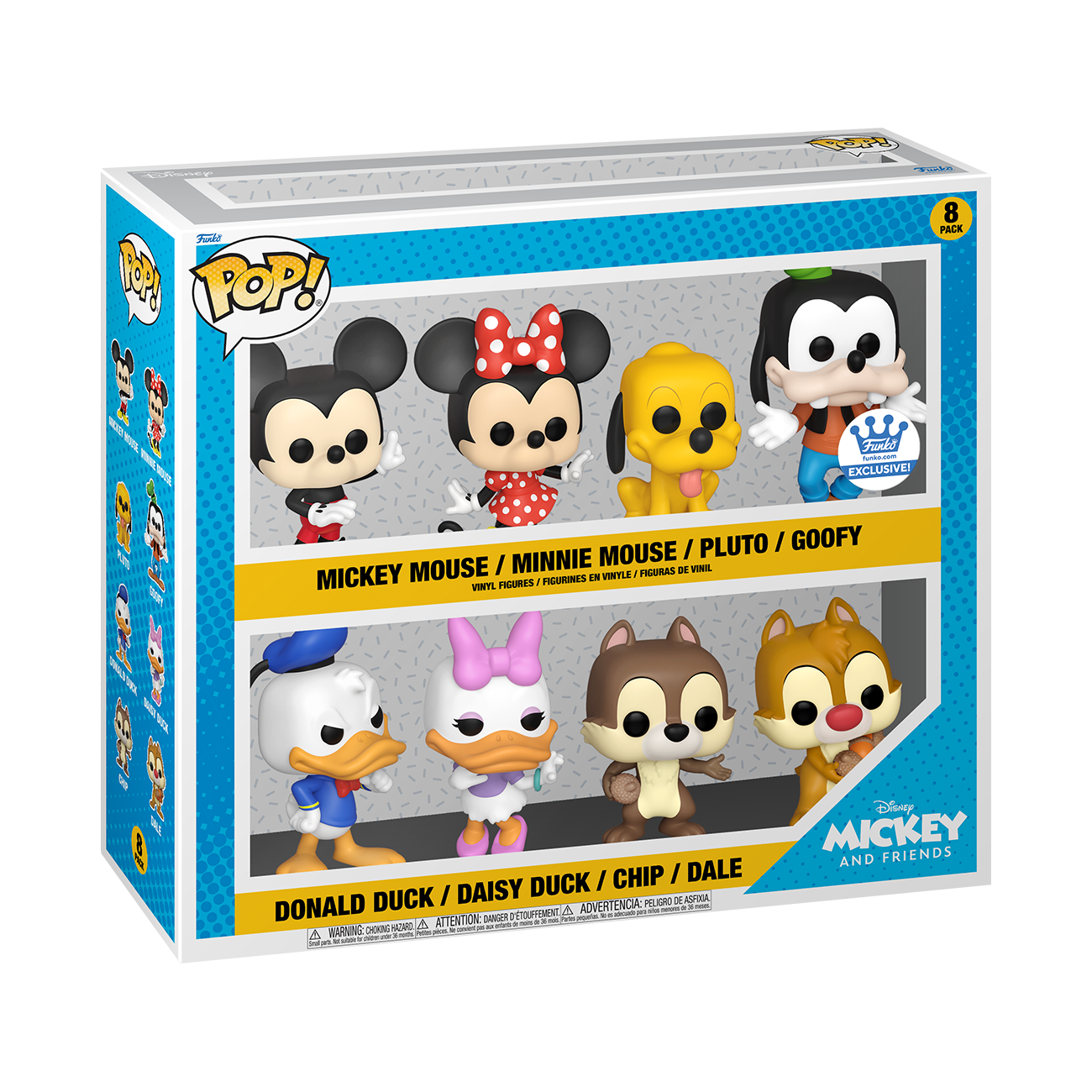 Disney Mickey And Friends Pop! 8-Pack (Exc)