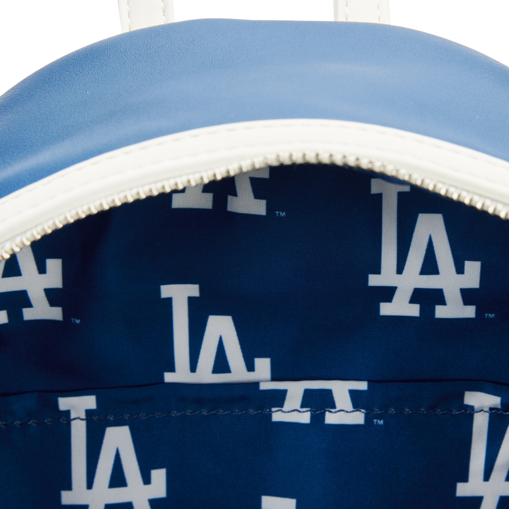 Loungefly MLB Los Angeles Dodgers Baseball Seam Stitch Mini Backpack W –  LuxeBag