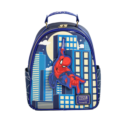 Buy Navy Blue Customized Spiderman 32 litres Kid's School Bag | yourPrint