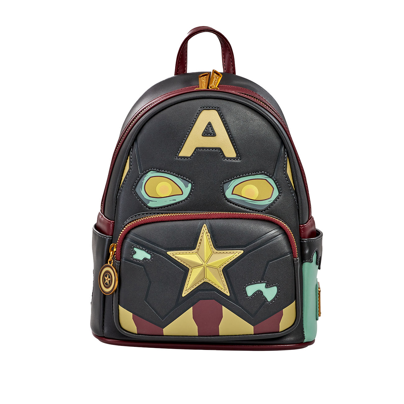 LOUNGEFLY Zombie Captain America Backpack - Marvel