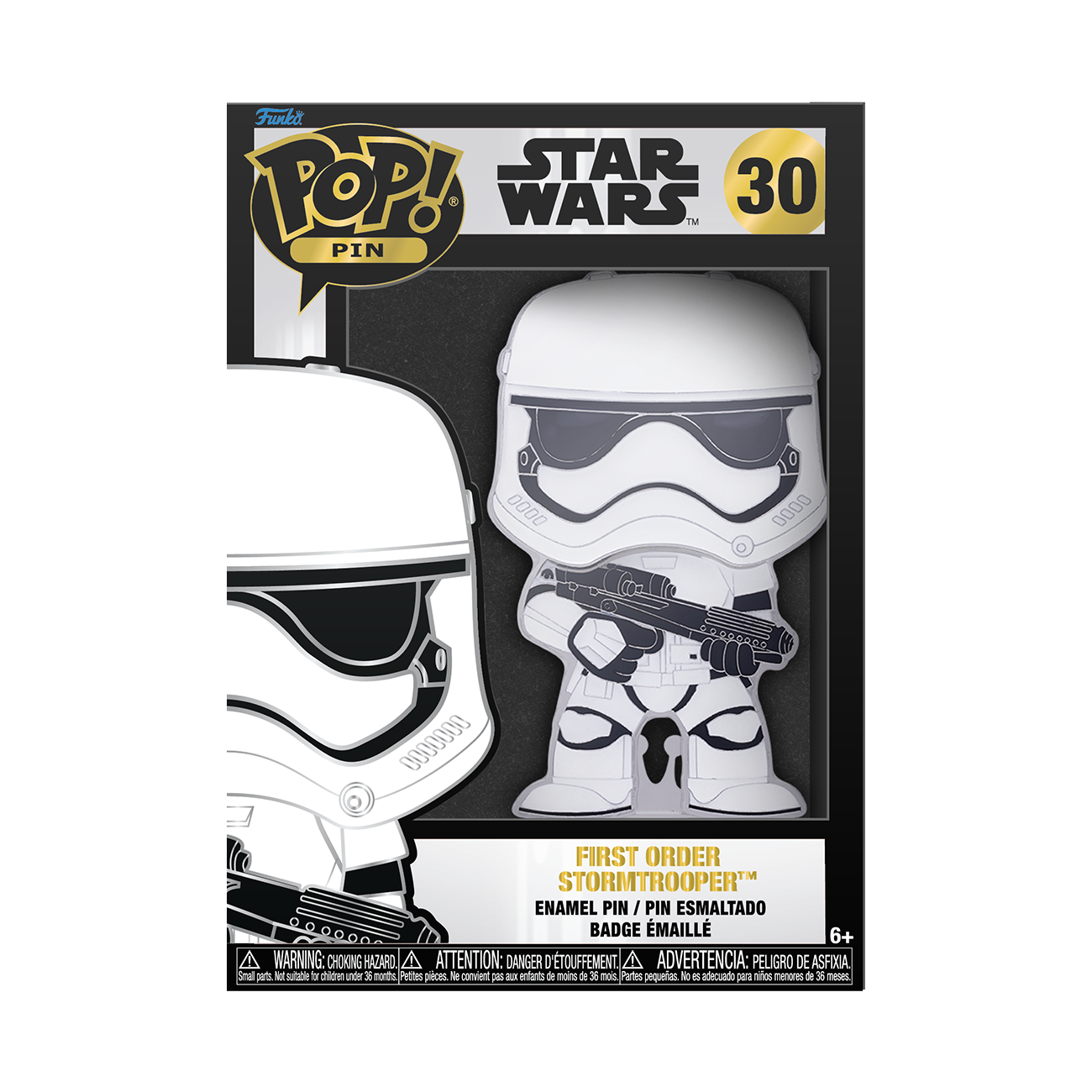 Photos - Action Figures / Transformers Funko POP! PIN Storm Trooper First Order Pop Pin - Star Wars 