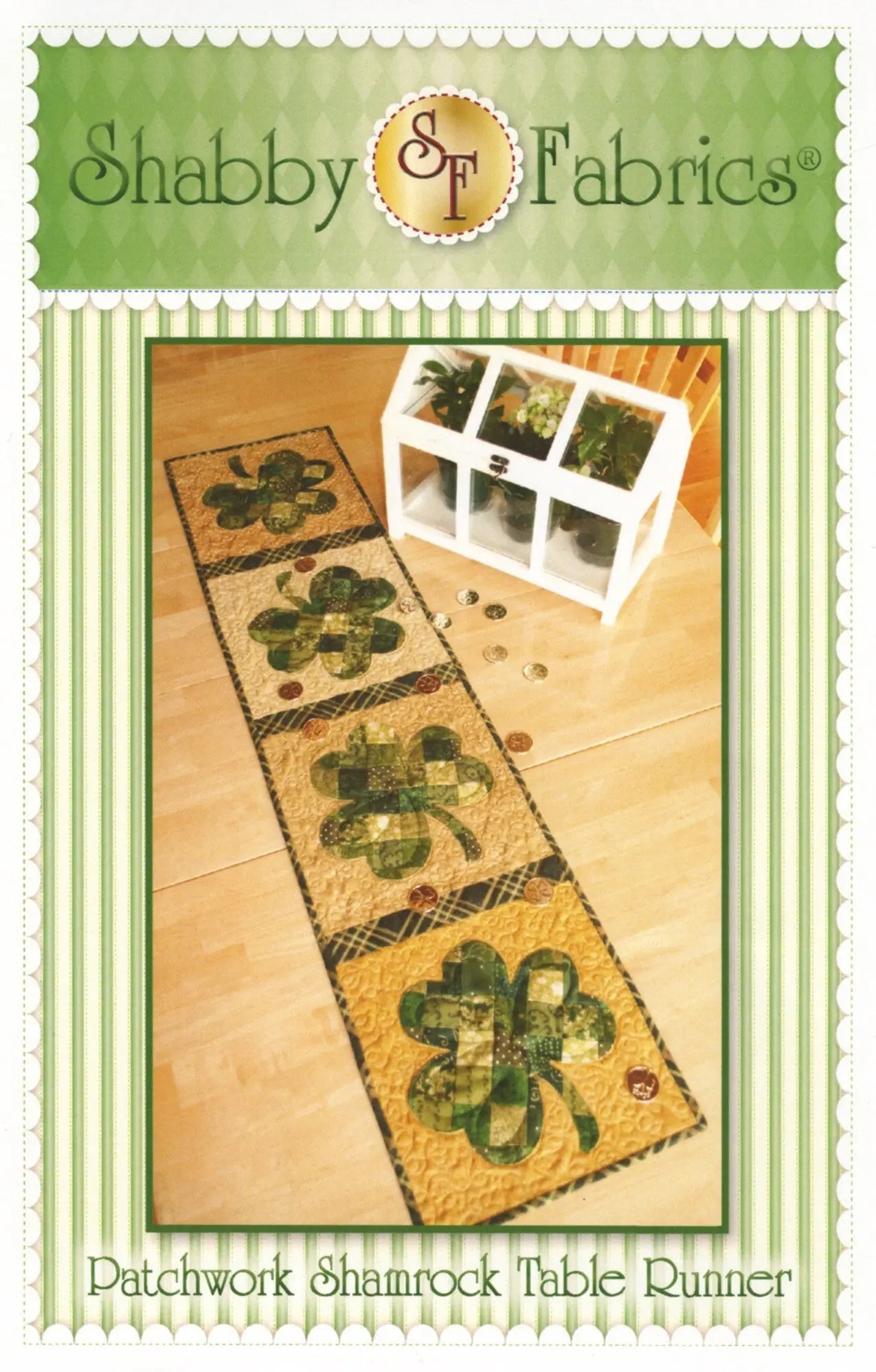 Patchwork Shamrock Table Runner