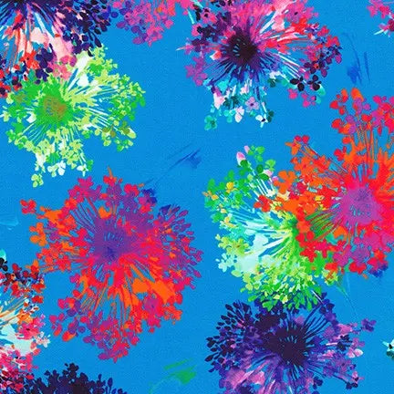 Blue Lagoon Bright Side Cotton Wideback Fabric ( 1 1/8 yard pack) - Linda's Electric Quilters