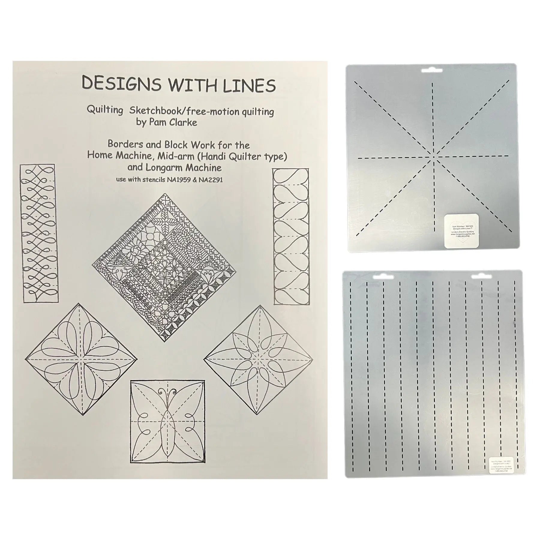 Designs with Lines Mini Kit - Linda's Electric Quilters