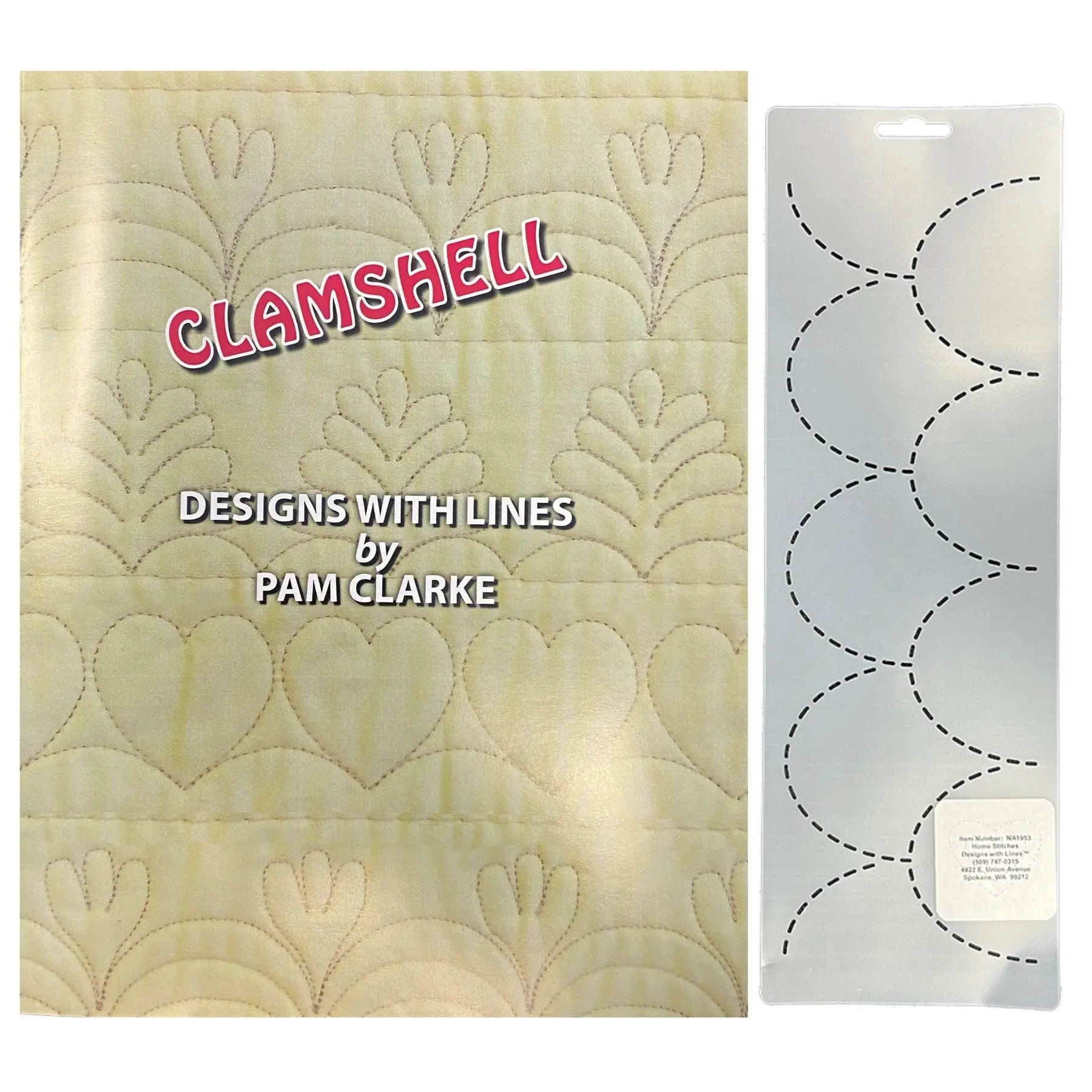 Clamshell Book and Stencil Kit - Linda's Electric Quilters